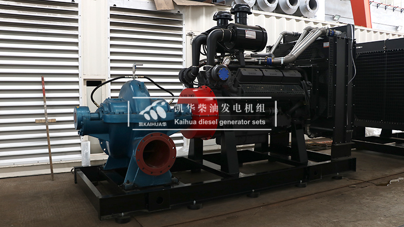 安慶工程610kw柴油機(jī)水泵機(jī)組成功出廠(chǎng)